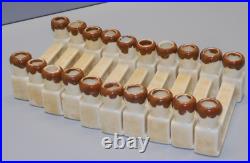 -10 Porte Couteaux Porte Bougies Art Deco Ceramique Camille Tharaud Limoges D