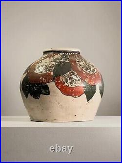 1930 Betsy Augeron Vase Ceramique Art-deco Nouveau Moderniste Wiener Werkstatte
