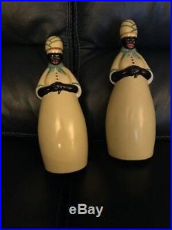 2Bouteilles céramique à la martiniquaise de Robj années 1930