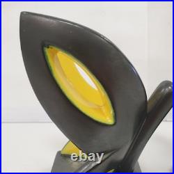 2 serre livre bougeoirs papillon cab ceramique faience art deco zoomorphe