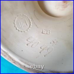 39 cm sculpture buste bernard bloch 19 eme majolique art deco nouveau jugendstil