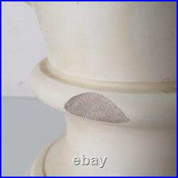 39 cm sculpture buste bernard bloch 19 eme majolique art deco nouveau jugendstil