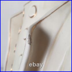 39 cm sculpture buste bernard bloch 19 eme majolique art deco nouveau jugendstil