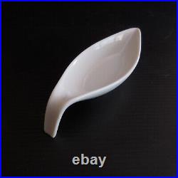 6 récipients écuelles céramique porcelaine blanche art déco table vintage N4266