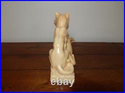 ANCIENNE SCULPTURE Art Déco Céramique Craquelé Lionne ODYV Odette Berlot Mussier ANCIENNE SCULPTURE Art Déco Céramique Craquelé Lionne ODYV Odette Berlot Mussier