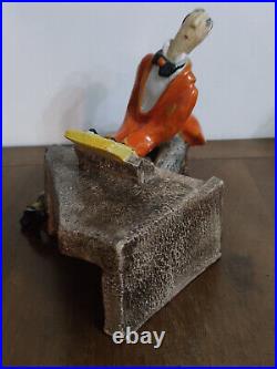 Alf Gaudenzi / le pianiste / signé MGA / Sculpture en Céramique / Art Déco 1930