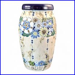 Amphora Céramique Vase En The Art Déco Style Fabriqué Tchécoslovaquie. 1920