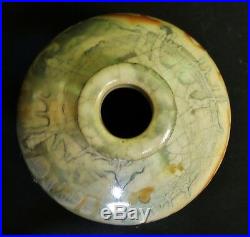 Ancien Vase Boule En Ceramique Atelier Pomone