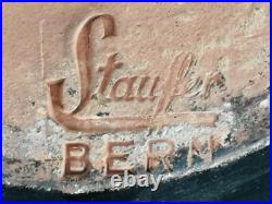 Ancien vase decor grec femme Nue STAUFFER BERN céramique nude woman art déco