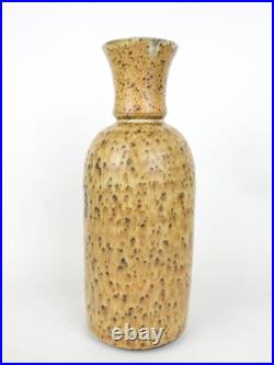 Ancien vase en céramique Art-déco, décors marmoréen émaillé