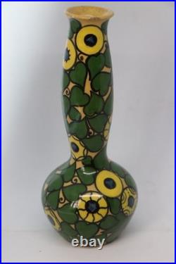 Ancien vase en céramique art deco sipla roma italy années 30