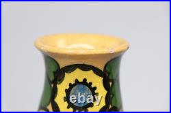 Ancien vase en céramique art deco sipla roma italy années 30