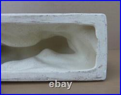 Ancienne PANTHÈRE céramique craquelée art déco signée E. SIEGL animal panther