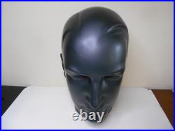 Ancienne Tête Marotte Porte Chapeau Céramique Noir Mat Visage Homme Art Déco Ancienne Tête Marotte Porte Chapeau Céramique Noir Mat Visage Homme Art Déco