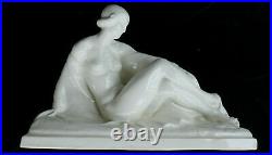 Ancienne céramique ART DECO 1930 signé R. A. PHILIPPE sculpture femme nue