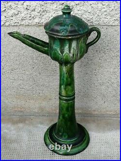 Ancienne lampe à huile Céramique Maroc Berbère Marocco lamp oil
