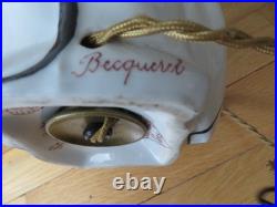 Ancienne veilleuse brule parfum porcelaine Etling SEGB de BECQUEREL art deco