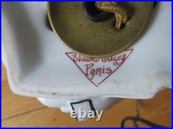 Ancienne veilleuse brule parfum porcelaine Etling SEGB de BECQUEREL art deco