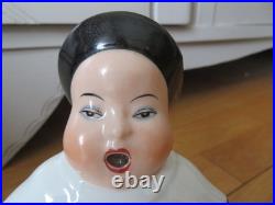 Ancienne veilleuse brule parfum porcelaine Etling SEGB de BECQUEREL art deco