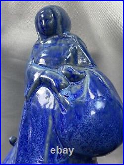 Annie Mouroux Rare Sculpture Art Deco Ceramique Bretonne Signee Quimper Sèvres Annie Mouroux Rare Sculpture Art Deco Ceramique Bretonne Signee Quimper Sèvres