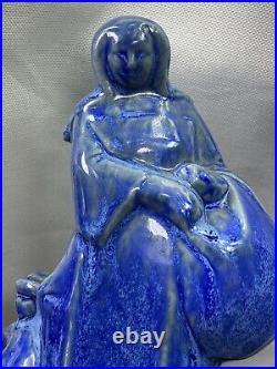 Annie Mouroux Rare Sculpture Art Deco Ceramique Bretonne Signee Quimper Sèvres Annie Mouroux Rare Sculpture Art Deco Ceramique Bretonne Signee Quimper Sèvres