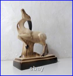Antilope en céramique Charles Lemanceau art déco