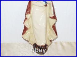 Art Déco Céramique Madonna Avec Enfant Jésus Coloré