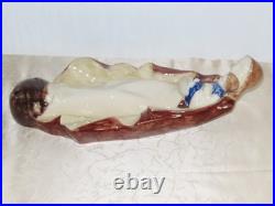 Art Déco Céramique Madonna Avec Enfant Jésus Coloré