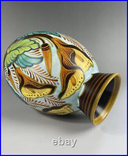 Art Deco Vase Ceramique Léon Delfant Boch Freres Keramis