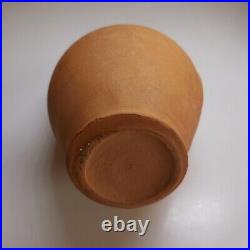 Art déco poterie amphore bouteille céramique terre cuite fait main Italie N7551
