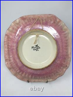 Assiette Céramique Quimper Signé Paul Fouillen Art Déco 1930 Plat Faïence