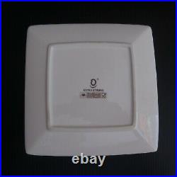 Assiette plate carrée céramique porcelaine art déco table EXTRA STRONG N6028