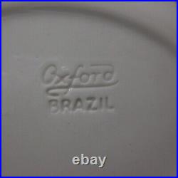 Assiette plate céramique porcelaine design OXFORD BRAZIL vintage art déco N8012