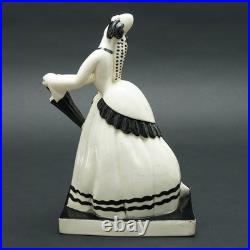 Atelier Primavera Longwy France Art Déco Figurine en Céramique Femme 7243 Claude