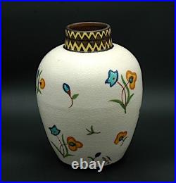 Beau vase en céramique Louis DAGE période Art Déco Excellent état