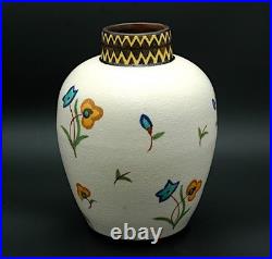 Beau vase en céramique Louis DAGE période Art Déco Excellent état