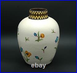Beau vase en céramique Louis DAGE période Art Déco Excellent état