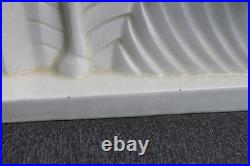 Belle Céramique Craquelée 44,5 cm Lemanceau Biche Blanche Art Déco Saint Clément