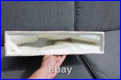 Belle Céramique Craquelée 44,5 cm Lemanceau Biche Blanche Art Déco Saint Clément