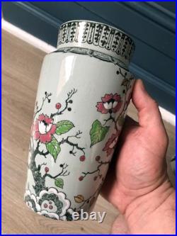Belle Paire Vases Céramique LONGWY Art déco Oiseau Perroquet Perruche Belle Paire Vases Céramique LONGWY Art déco Oiseau Perroquet Perruche