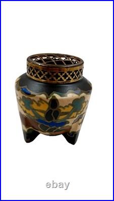 Bergen, Belgique, années 1920, vase à fleurs en céramique de la période Art déco