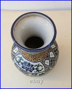 Bien Hoa, Vase Ceramique Emaille Indochine, Vietnam Art Deco Asie