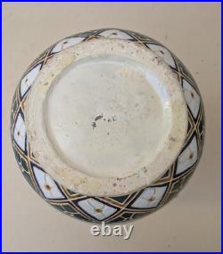 Bien Hoa, Vase Ceramique Emaille Indochine, Vietnam Art Deco Asie