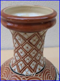 Bien Hoa, Vase Ceramique Emaille Indochine, Vietnam Art Deco Asie