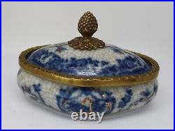 Boite Bijoux Tabac Fleurs Style Art Deco Style Art Nouveau Porcelaine Ceramique Boite Bijoux Tabac Fleurs Style Art Deco Style Art Nouveau Porcelaine Ceramique