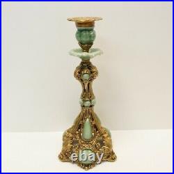 Bougeoir Style Art Deco Style Art Nouveau Porcelaine Bronze Ceramique