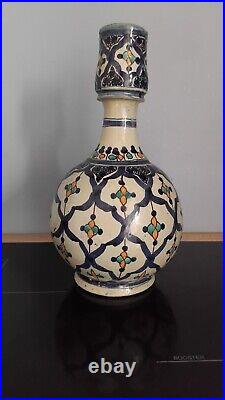 Boujemaâ Lamali, Vase, Céramique, Safi Maroc, Art Deco