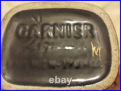 Bouteille céramique époque art déco Liqueur D'or Paul Garnier Enghien 1920