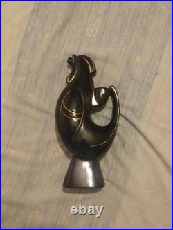 Bouteille céramique époque art déco Liqueur D'or Paul Garnier Enghien 1920