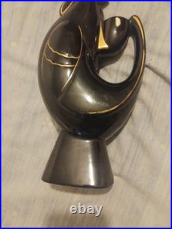 Bouteille céramique époque art déco Liqueur D'or Paul Garnier Enghien 1920